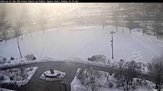Live webcam: Public Square & Old Stone Church