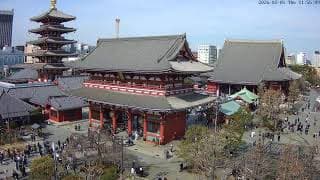 Live webcam: Sensō-ji Temple