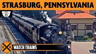 Live webcam: Strasburg Rail Road
