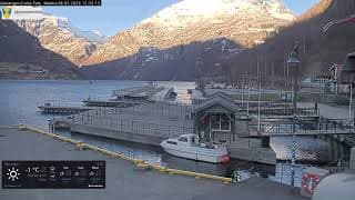 Live webcam: Geirangerfjord Marina