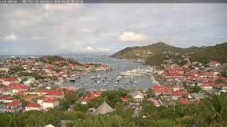 Live webcam: Port de Gustavia